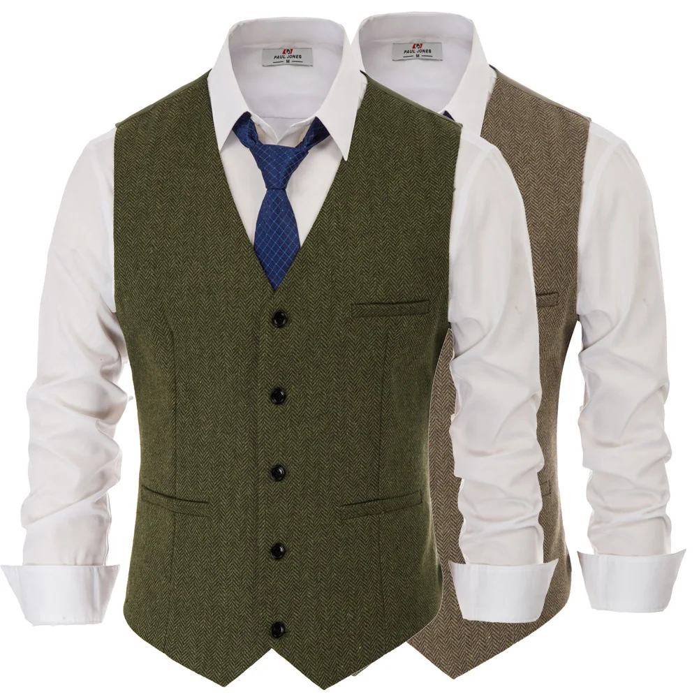  Mens Slim&Fit V-Neck Single Breasted Handkerchief Hem Waistcoat Vest Coat