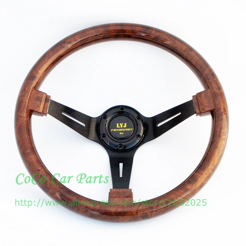 LYJ wood look steering wheel5