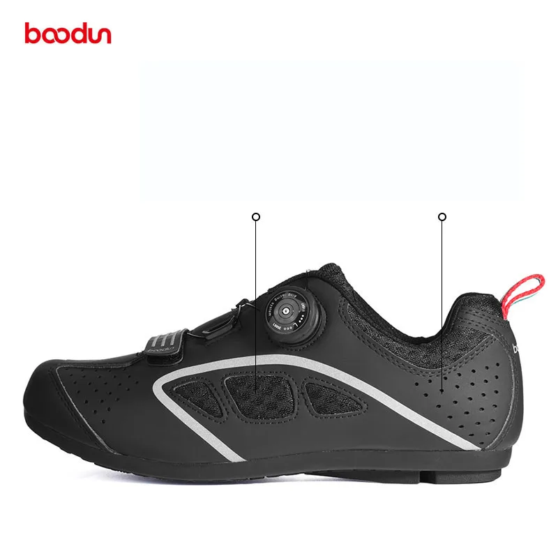 Boodun profesional transpirable no bloqueo bicicleta de montaña bicicleta de carretera ciclismo hombres zapatos atléticos zapatillas ciclismo mtb