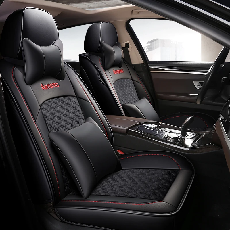 

Car Seat Cover Auto Seats Covers Vehicle Chair Leather Case for kia sorento soul spectra sportage 2 3 4 opel vectra a b c