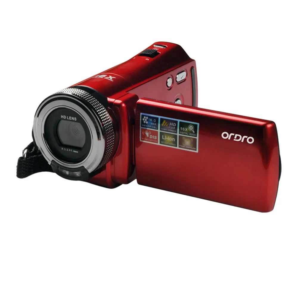 HIPERDEAL ORDRO DDV-108 16MP 720P 16X цифровой зум dvc Цифровая видеокамера 2,7 дюймов ЖК-экран автоматический цифровой