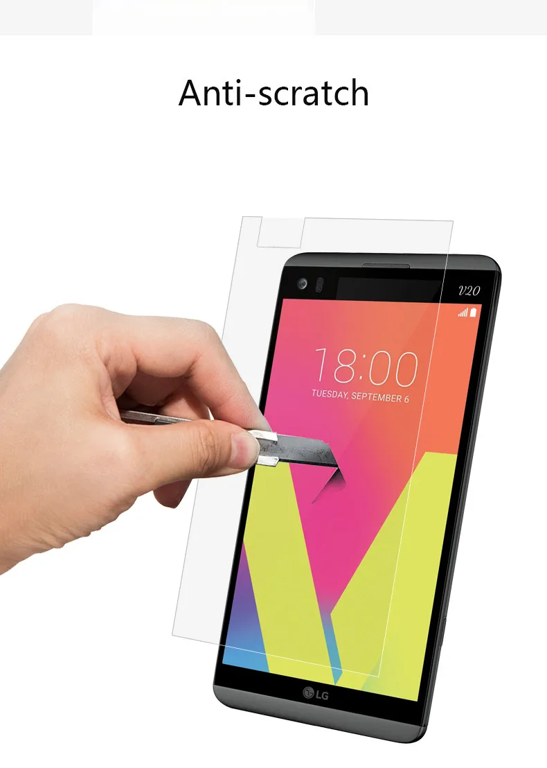 

2PCS Screen Protector sFor Glass LG V20 Tempered Glass For LG V20 Glass Ultrathin Anti-scratch Film For LG F800 H968 WolfRule