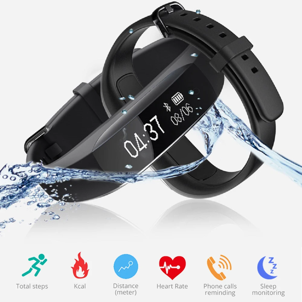 Joroto M6 Смарт Браслет Фитнес трекер Bluetooth Шагомер монитор сердечного ритма