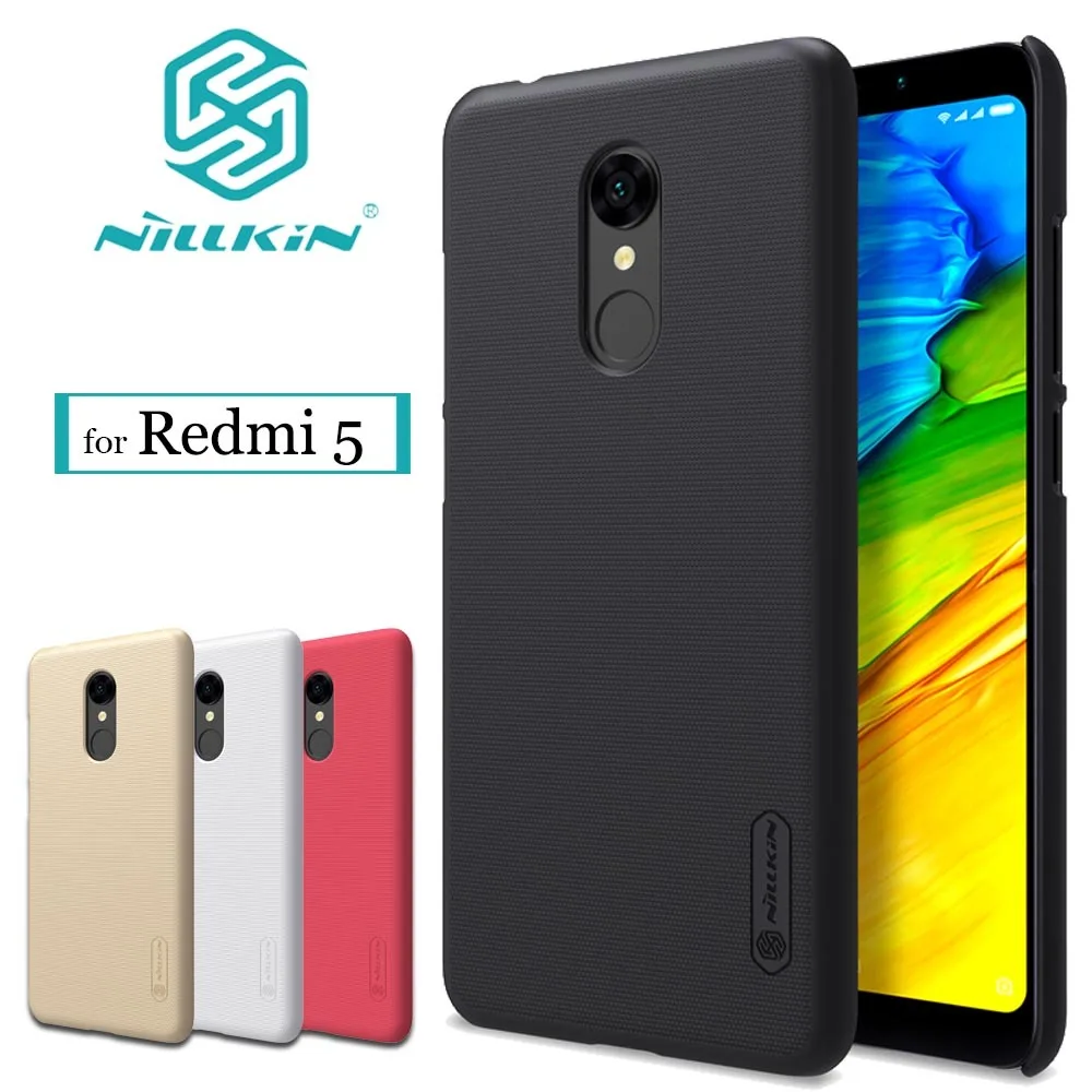 

Nilkin for Xiaomi Redmi 5 Case Nillkin Frosted Shield Matte Hard PC Plastic Smartphone Back Protective Cover for Xiaomi Redmi 5