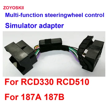 

RCD330 RCD510 Multifunction Steering Wheel Button Control Simulator Adapter For VW Golf 5 6 Jetta MK5 Touran Caddy Passat