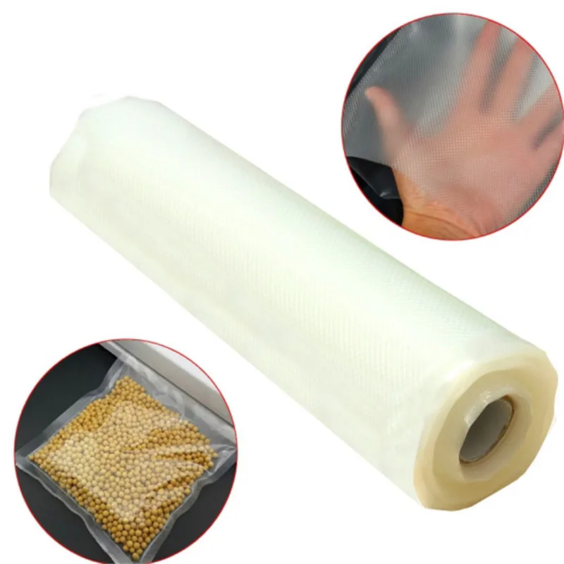 

food Storage saver bags Vacuum Plastic roll custom size Bags For Kitchen Vacuum Sealer to keep food fresh 15/20CMx500CM