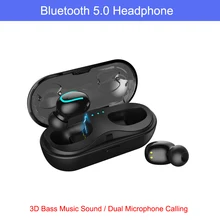 Мини-наушники Bluetooth 5,0, беспроводные наушники Blutooth, наушники с громкой связью, спортивные наушники, Автоматическое Сопряжение