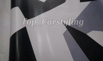 

Protwraps White Black Car Styling Black White Camo Camouflage Vinyl Wrap Motorcycle Decal Graphics With Air-release