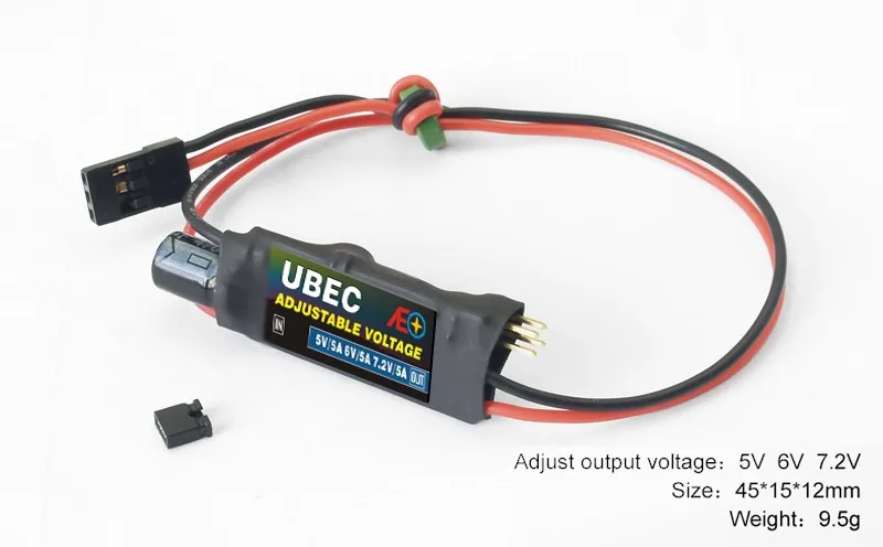 RC Voltage Adjustable UBEC 5V/6V/7V Adjustable Electronic Speed Controller for Quadcopter RC Plane Airplane 3A Output