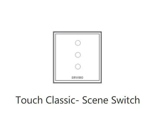 Orvibo умные переключатели-ZigBee беспроводные переключатели управления сенсорный Классический смарт-переключатель приложение HomeMate поддерживается - Цвет: Scene Switch