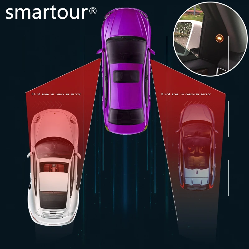 

The BSM BSD microwave Radar Blind Spot Monitor / Cross traffic alert security monitoring system for all cars