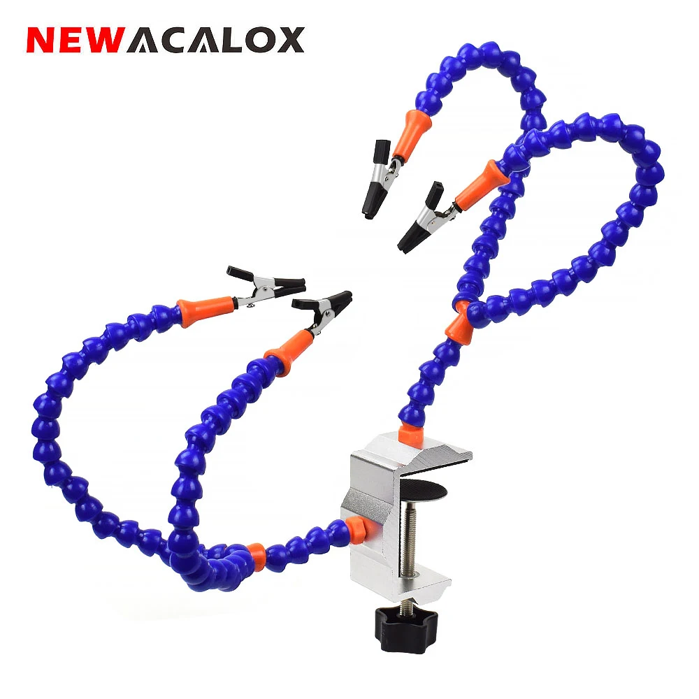 Держатель для паяльника NEWACALOX третья рука с настольным зажимом пайки