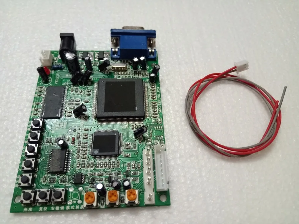 2 Pcs of RGB TO VGA / CGA TO VGA converter board 04/VGA output game ...