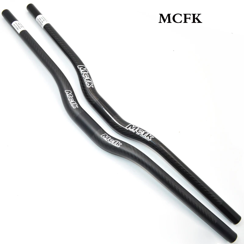 MCFK 3K Углеродное волокно MTB велосипедный Руль Горный велосипед подъемный руль 31 8