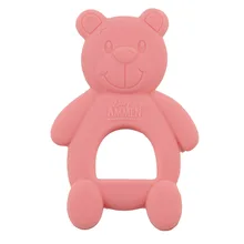 

Baby Teether Toys Safe Silicone Pacifier Newborn Baby Food Grade Bears Children Chewing Training Toys Kid Food Grade BQA Free