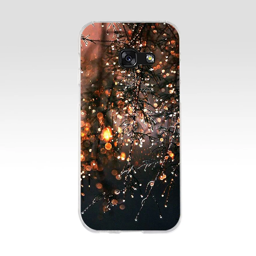 263WE светящиеся деревья мягкий силиконовый чехол из ТПУ для телефона Samsung A3 A5 2016 2017