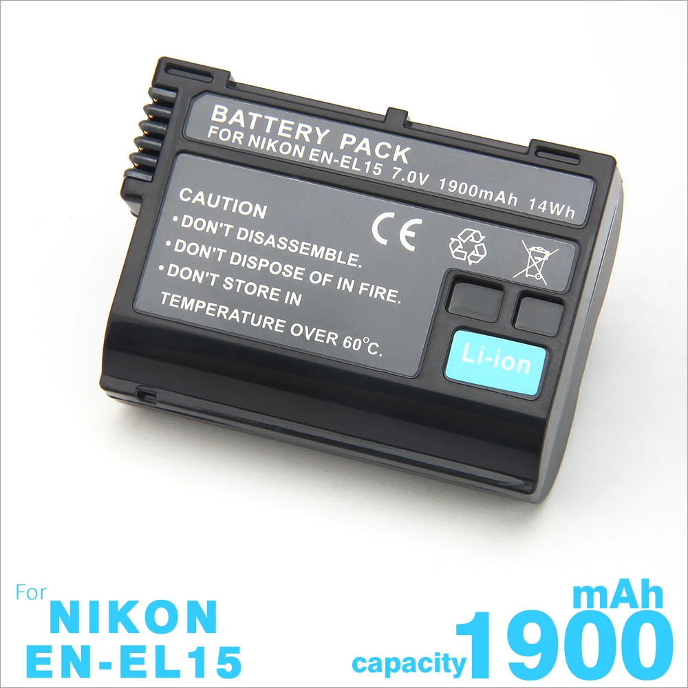 Online EN EL15B EN EL15b Kamera Batterie Für Nikon Z6 Z7 Spiegellose D850 D810 D750 D610 D7500 D7200 MH 25 MB D15 EN EL15 EN EL15A