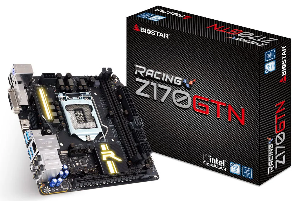 Материнская плата BIOSTAR Z170GTN Z170 LGA 1151 DDR4 32G SATA3 USB3.0 Mini ITX|desktop motherboard|motherboard z170lga |