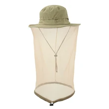 360 градусов противомоскитная голова лицо сетчатый головной убор Скрытая сетка защита ошибка пчела Пешие прогулки Рыбалка на открытом воздухе