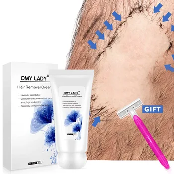 

Lavender Depilatory Cream Painless Hair Removal Cream for Leg Armpit Body SSwell