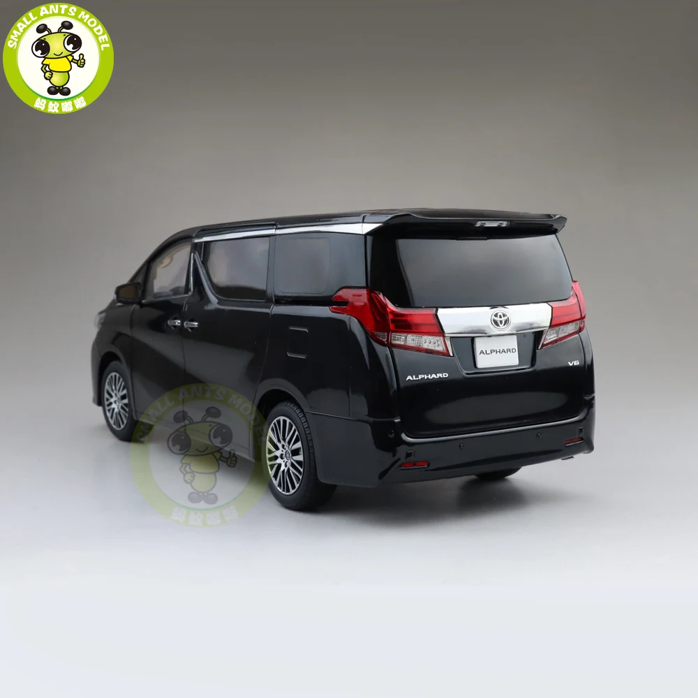 1/18 ALPHARD MPV литая под давлением Модель автомобиля игрушки дети мальчик девочка Подарочная коллекция черный