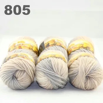 

6x50gr Skeins NEW Chunky Hand Coarse Knitting Scores wool yarn 805