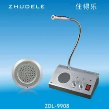 ZHUDELE оконный микрофон аудио запись Интерком интерфон динамик, двойной способ банк офис магазин Станция Окно микрофон