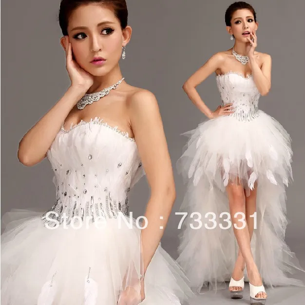 Diaphanous Crystal Beaded Sweetheart Empire Corset Short Front