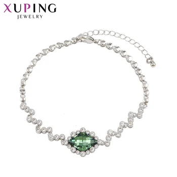 

Xuping Romantic Styles Bracelets Cute Crystals from Swarovski Fashion Jewelry for Women Thanksgiving Gifts S144.2--74635