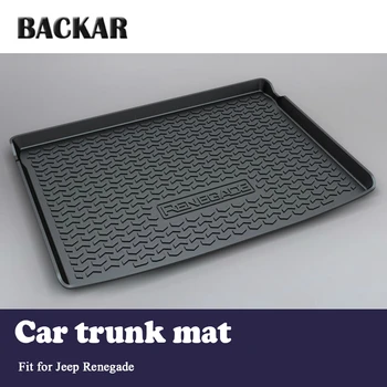 

Backar 1Set Car Cargo Rear Trunk Mat Car-styling Boot Liner Tray Waterproof Floor Anti-slip Mat For Jeep Renegade BU Accessories