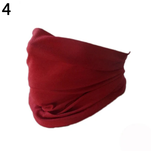 Мужская Уличная высокоэластичная велосипедная бесшовная шейка шарф велосипедная спортивная повязка на голову - Цвет: Red