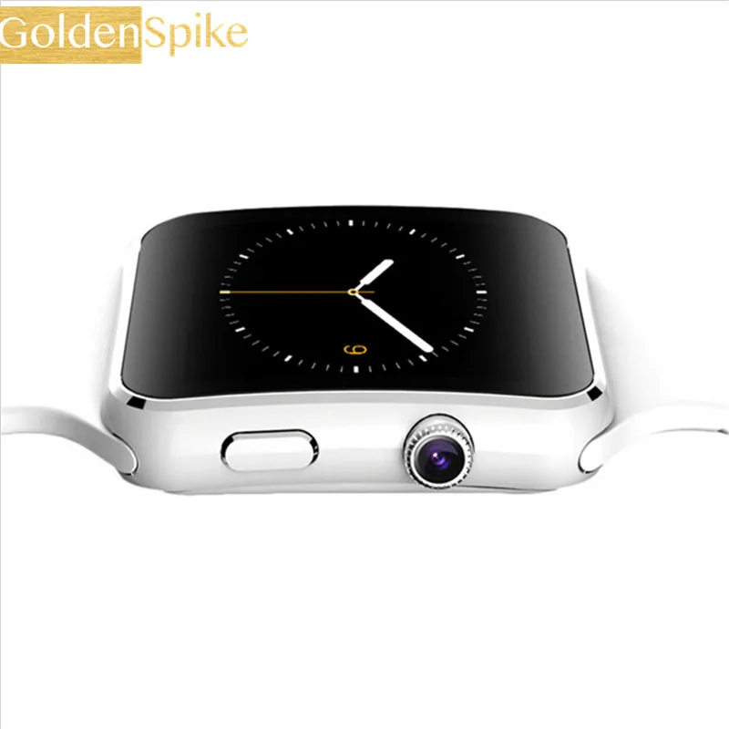 Модные часы Smart Watch X6 женские и мужские изогнутые Экран Bluetooth умные для iPhone Android