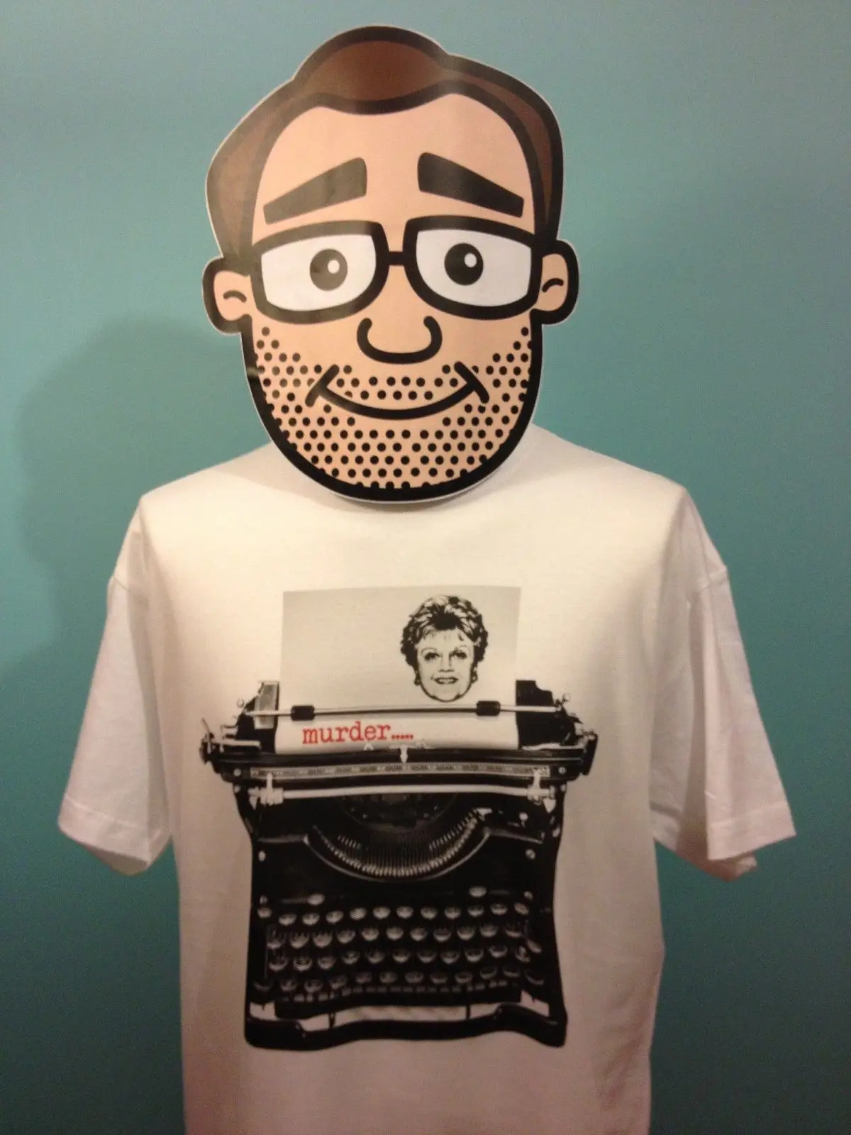 

Murder She Wrote / Angela Lansbury / Typewriter T Shirt Print T Shirt Mens Short Sleeve Hot Tops Tshirt Homme