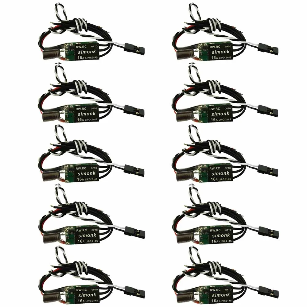 Мини Квадрокоптер SimonK 16A ESC OPTO 18 кГц 20-499 Гц 2-4 с для FPV RC QAV250 DIY Мультикоптер высокого