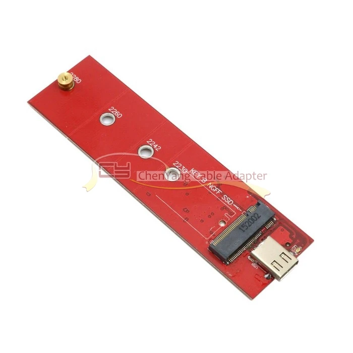 Chenyang-кабель CY 80 мм USB-C USB 3,1 Тип C до M.2 NGFF PCI-E 2 Lane SSD корпус для E431 E531 X240 Y410P Y510P