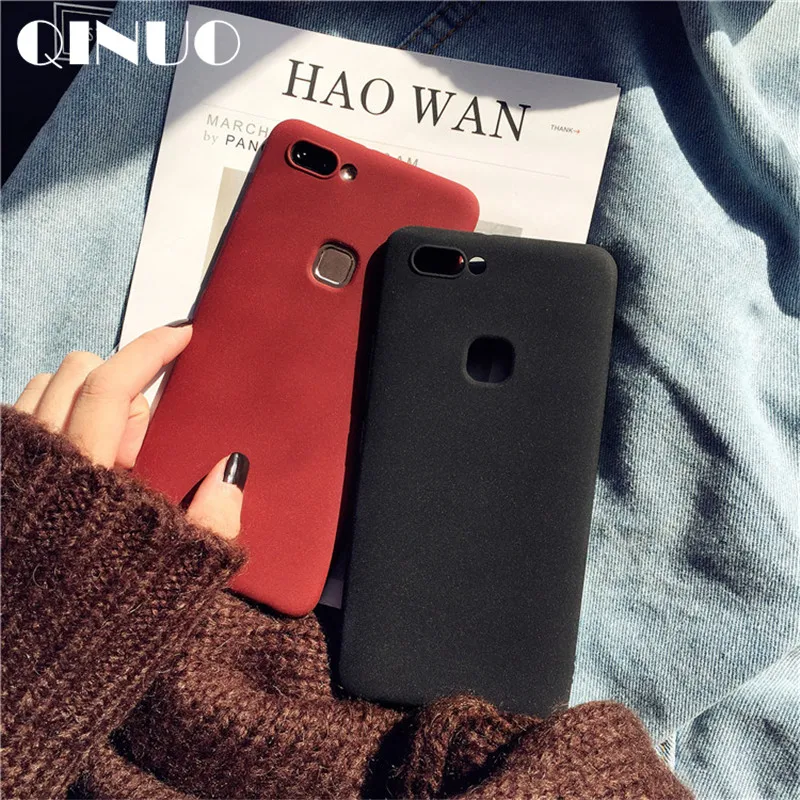 

QINUO Simple Scrub Soft TPU Matte Case For Huawei Nova 2 2S 3 3i Lite Retro Deer Case For Huawei Y6 Y7 Y9 Prime 2018 Capa Funda