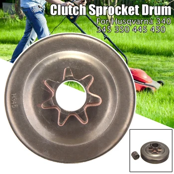 

325" 7T Clutch Sprocket Drum 578097901 Fit for Husqvarna 340 345 350 445 450 Tool Parts Accessories Clutch Sprocket Drum