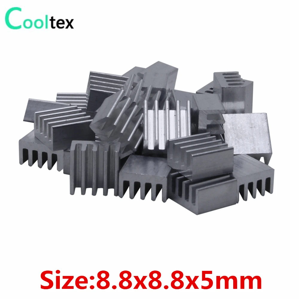 50 قطع مقذوف الألومنيوم غرفة التبريد 8.8x8.8x5 ملليمتر رقاقة vga ram led الحرارة بالوعة ل الإلكترونية ic المبرد تبريد تبريد 50 قطع مقذوف الألومنيوم غرفة التبريد 8.8x8.8x5 ملليمتر رقاقة vga ram led الحرارة بالوعة ل الإلكترونية ic المبرد تبريد تبريد