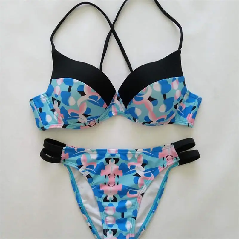 Europe Sexy Women Swimwear Quality Bikinis Set Strappy Girls New