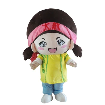

High quality Cartoon big mouse girl Mascot Costume Adult cartoon Halloween Mascot Costume