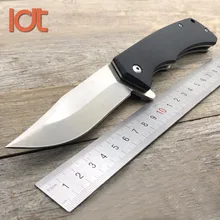 LDT Cold Hunting Folding Knife 9Cr18Mov Blade G10 Handle Camping Tactical Outdoor Pocket Knives Utility Knife EDC Tool Rescue