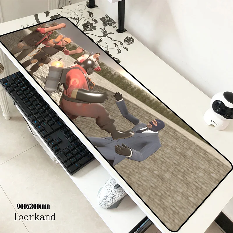

team fortress 2 mouse pad 90x30cm mousepads Cartoon best gaming mousepad gamer Aestheticism mouse pads keyboard pc pad