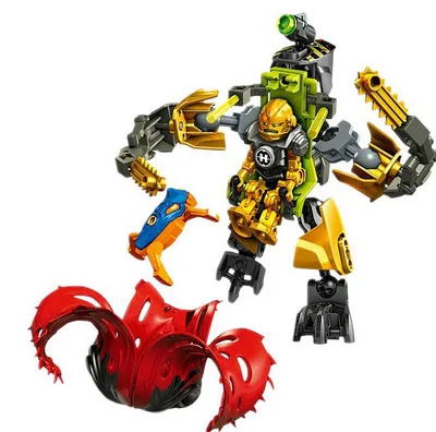 

Hero Factory 6.0 Star Solider Rocka Crawler Robot & Tunneler Beast vs. Surge Action figure block toys from Decool 10403 & 10404