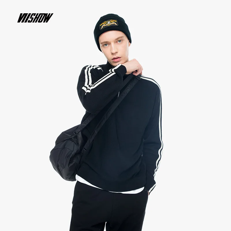 

VIISHOW Sweater Men 2018 New Casual Pullover Men Clothes Solid Round Neck Men's Sweater Brand Winter Pull Homme S-3XL ZC1859183
