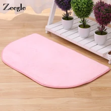 Zeegle коралловый флис Добро Пожаловать Дверные коврики кухня Абсорбирующая губка Мат Противоскользящие коврики для ванной спальни прикроватная напольная коврики