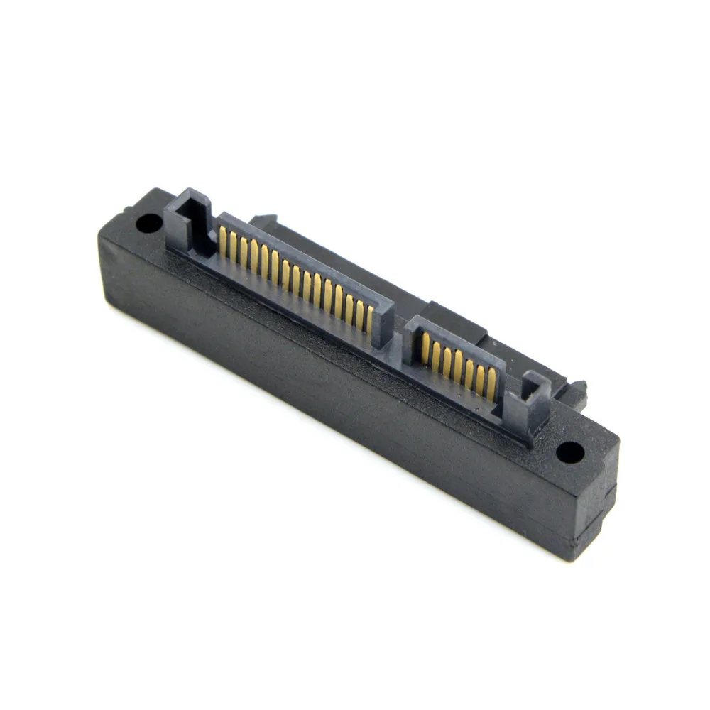 

10pcs/lot Cablecc 90 Degree Right Angled SFF-8482 SAS 22 Pin to 7 Pin + 15 Pin SATA Hard Disk Drive Raid Adapter