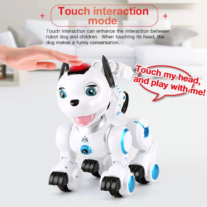 

2.4G Wireless Remote Control Smart Dog Electronic Pet Educational Children's Toy Dancing Robot Dog without box birthday gift
