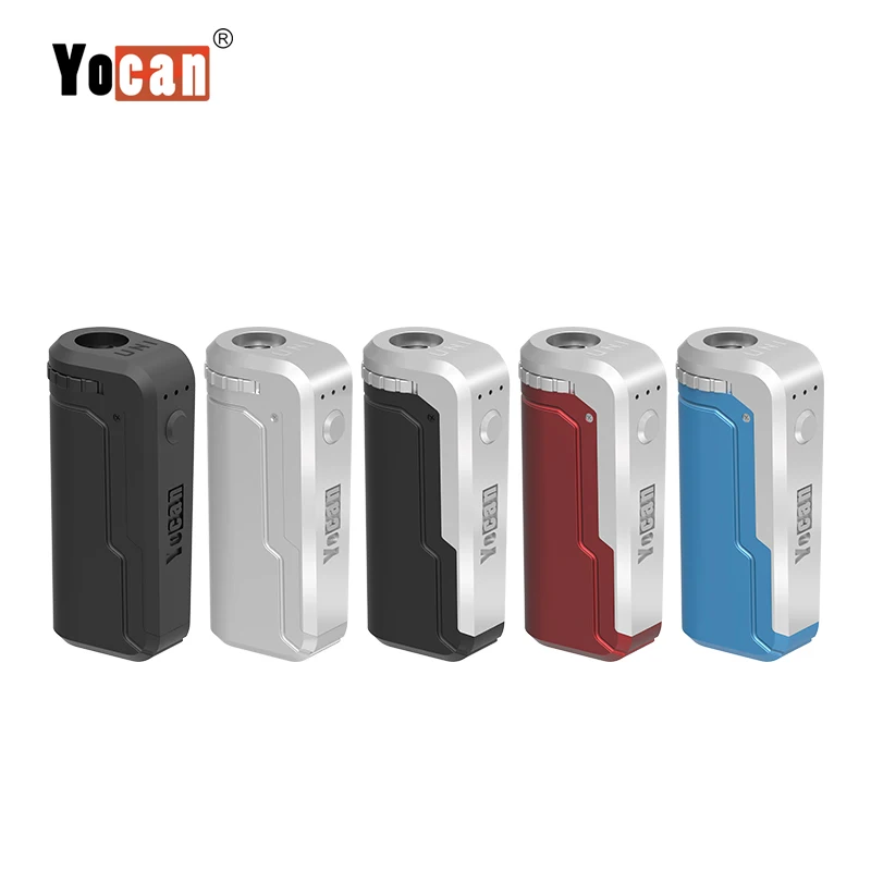 Оригинальный Yocan UNI Box MOD 650mAh встроенный аккумулятор с регулируемой высотой, соответствующие всем стилям атомайзеров 10s Функция подогрева