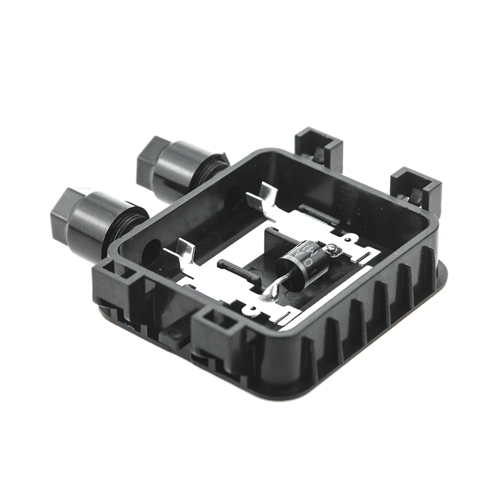 1 Pcs 10W-50W Solar Junction Box With Cable Connector For PV Solar Panel solar panel connector cable