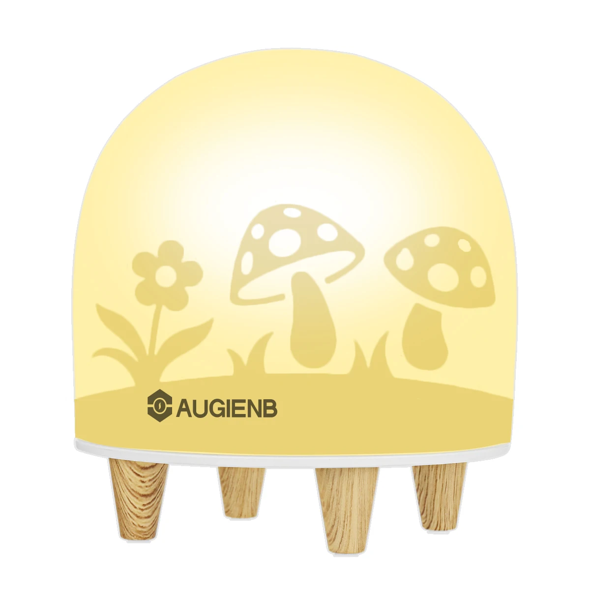 

AUGIENLEB Night Light Portable Silicone Eye Caring Nursery Night Lamp Romantic Dim Mood lamp contact Tap Control Bed for Kids